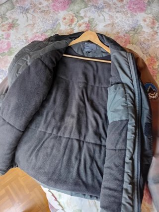 Anorak Roc Neige Negro/Marrón