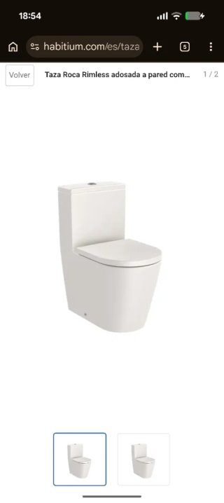 Inodoro Roca Meridiano Mate A342747620 precintado