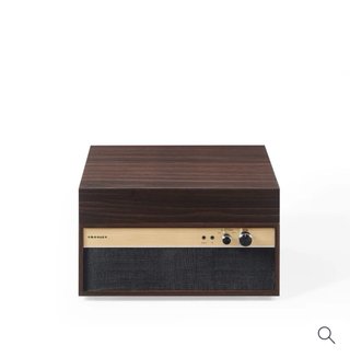Giradischi vintage con piedistallo