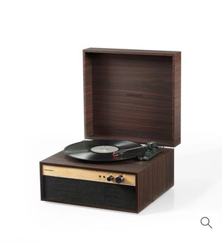 Giradischi vintage con piedistallo