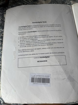 Libro matemáticas 3 ESO