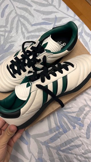 Adidas Samba Blancas y Verdes Talla 43/5