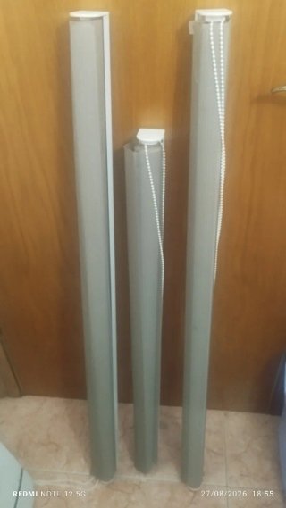 Cortinas Beige y Gris