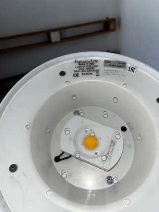 Lampada Fontana Arte bianca