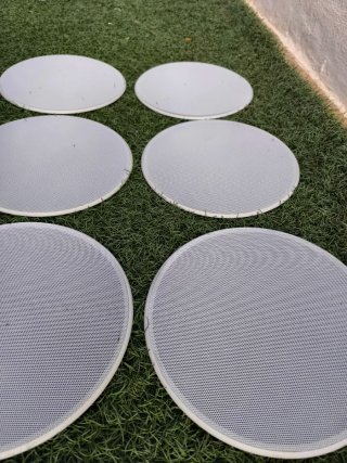 Rejillas Metálicas Altavoces Techo 8" (nuevas)