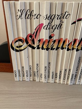 25 volumi de Il libro segreto degli Animali più