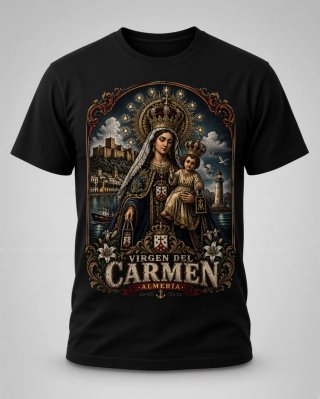 Camiseta Virgen del Carmen Almería Talla M