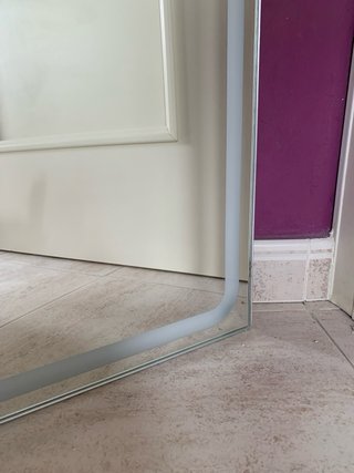 Espejo de baño rectangular con luz LED 150x80