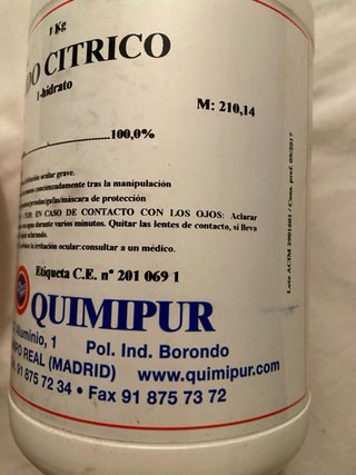 Ácido Cítrico 1kg Quimipur