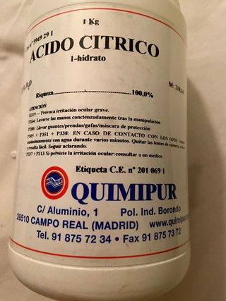Ácido Cítrico 1kg Quimipur