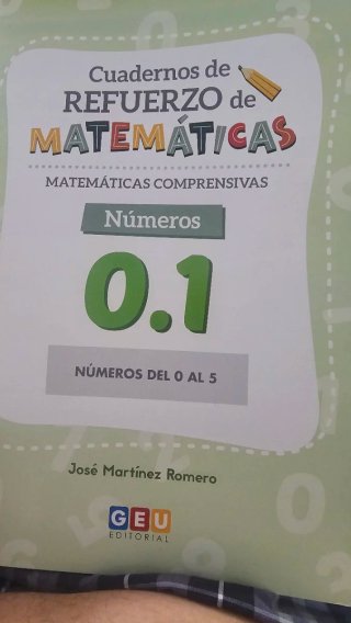 Cuadernos de refuerzo matemáticas