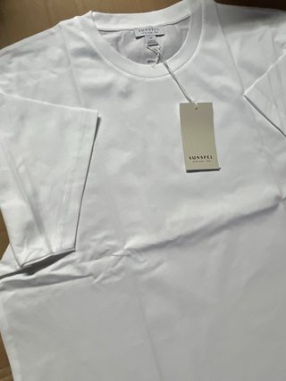T-Shirt Sunspel M Branca