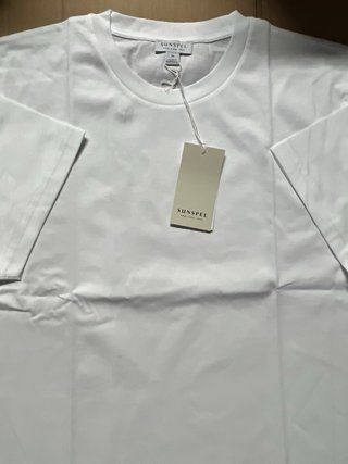 T-Shirt Sunspel M Branca