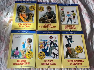 Pack 5 libros de los cinco