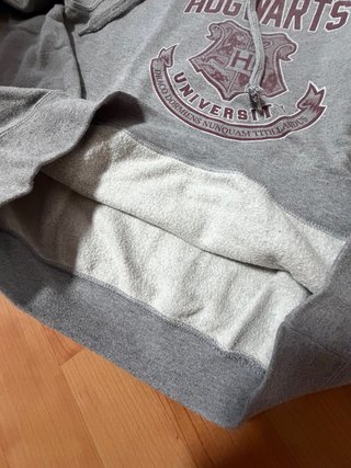 Sudadera Hogwarts Gris Harry Potter