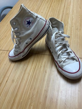 Converse Blancas Sin Plataforma