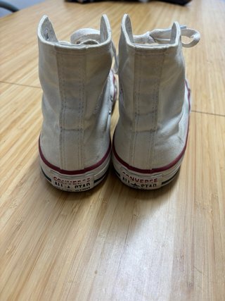 Converse Blancas Sin Plataforma