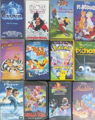 Lote VHS Disney Clásicos y más