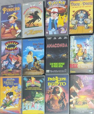 Lote VHS Disney Clásicos y más
