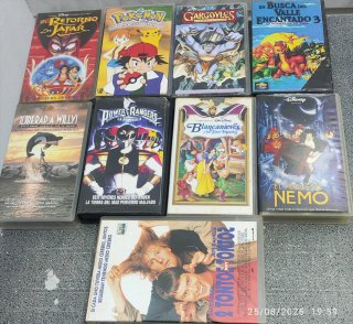 Lote VHS Disney Clásicos y más