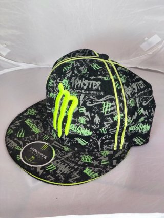 Gorra Monster Energy Negra y Verde