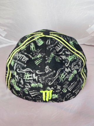 Gorra Monster Energy Negra y Verde
