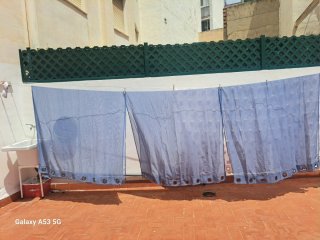 Cortinas tela de polyester 4 colores 10€ cada una