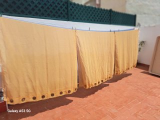 Cortinas tela de polyester 4 colores 10€ cada una