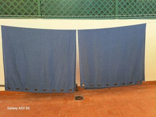 Cortinas tela de polyester 4 colores 10€ cada una