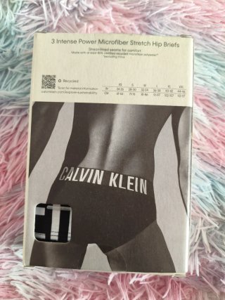 3 Calzoncillos Calvin Klein Microfibra T. S/M y L