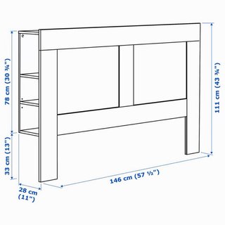 Cabecero BRIMNES 140cm Ikea (desmontado)