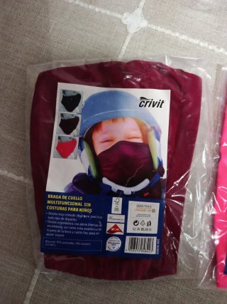 2 unds Braga cuello Crivit niños multifuncional