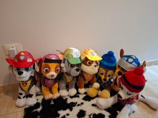 Lote 7 Peluches Patrulla Canina