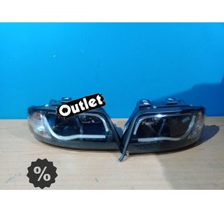 BY FAROS LED AUDI A6 01-04 LUZ DIURNA NEGRO R011288C2