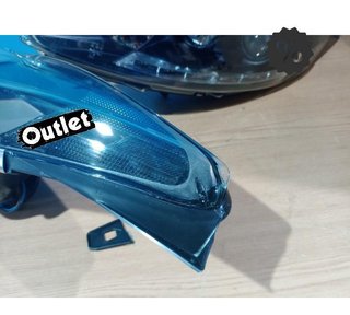 BY FAROS PARA FORD FIESTA 08-12 LUZ DIURNA FONDO NEGRO R1481