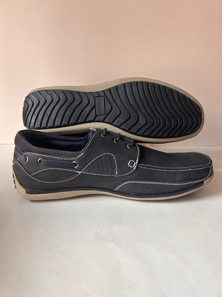 Zapatos Náuticos Azul Marino, Talla 42