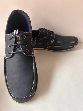 Zapatos Náuticos Azul Marino, Talla 42