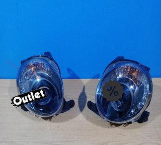 BY FAROS FIAT 500 07-15 LUZ DIURNA TFL FONDO NEGRO R148125C2