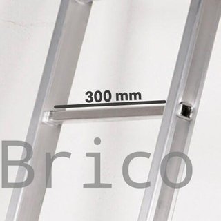 Escalera Telescópica Aluminio 6+6 Peldaños Teleflex