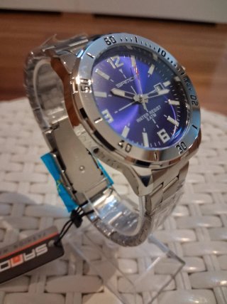 Orologio Sanda Uomo Water Resist 5 ATM Blu