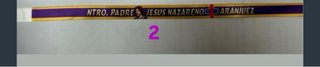2 Pulseras Tela Ntro. Padre Jesús Nazareno