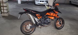 KTM 690 SM Supermotard Naranja/Negra