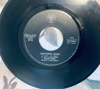 Elton John - Crocodile Rock 45 Giri Vinile