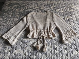 Cárdigan Zara Crochet Corto Talla M