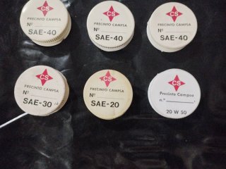 Lote Tapones Lata Aceite Antiguas