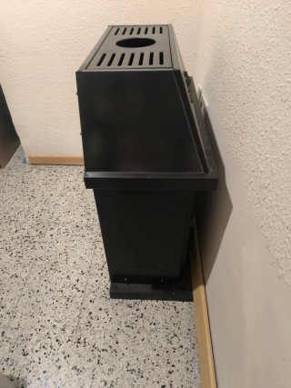 Estufa de leña Sasac Negra