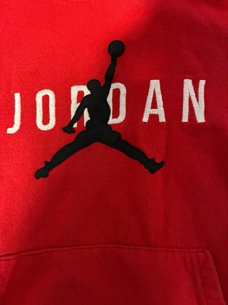 Sudadera Jordan Roja talla 12-13