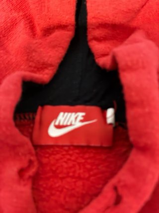 Sudadera Jordan Roja talla 12-13