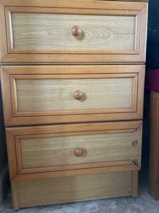 Cajonera de madera 4 cajones