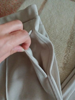 Pantalón Mango Talla S Beige